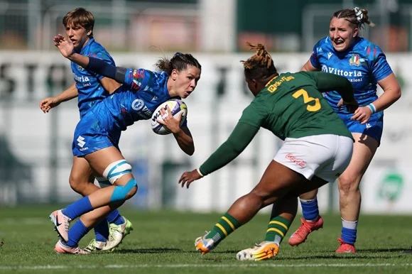 Rugby, WXV Global Series: il Sudafrica batte l'Italia 41-29 a Fontanafredda