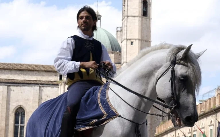 Quintana di Ascoli - Luca Innocenzi verrà premiato come miglior cavaliere d'Italia