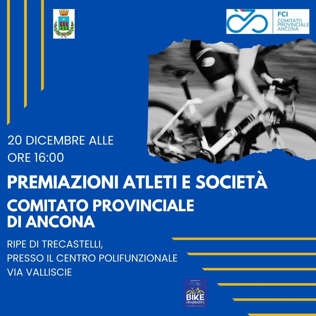 Ciclismo marchigiano ancora in festa: proseguono le premiazioni presso i Comitati Provinciali