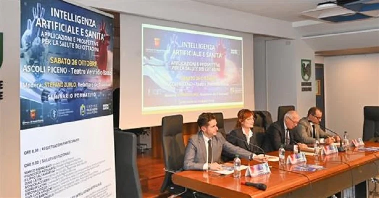 CONVEGNO “INTELLIGENZA ARTIFICIALE E SANITÀ: APPLICAZIONI E PROSPETTIVE PER LA SALUTE DEI CITTADINI” AD ASCOLI PICENO