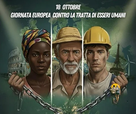 18 ottobre 2026, Giornata europea contro la tratta