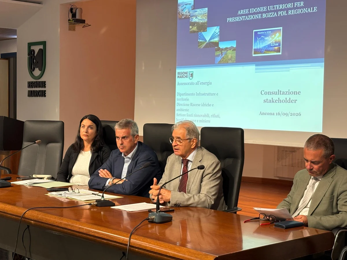 AREE IDONEE PER IMPIANTI DA FONTE RINNOVABILE, AVVIATO IL CONFRONTO SULLA PDL REGIONALE