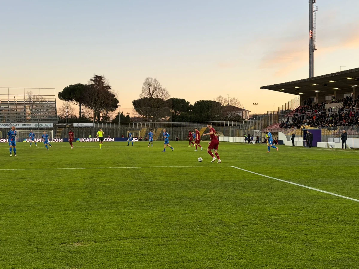 Ravenna-Samb 1-0, decide Solini su corner: rossoblù sconfitti al Benelli