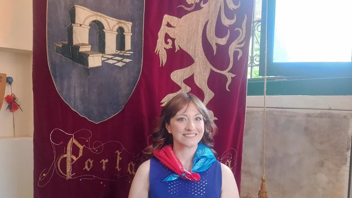 Ascoli Piceno - Quintana, la sorridente Cristina Costa è la dama di luglio per Porta Romana
