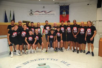 La Sambenedettese Beach Soccer ricevuta in Comune: celebrata la vittoria della Coppa Italia