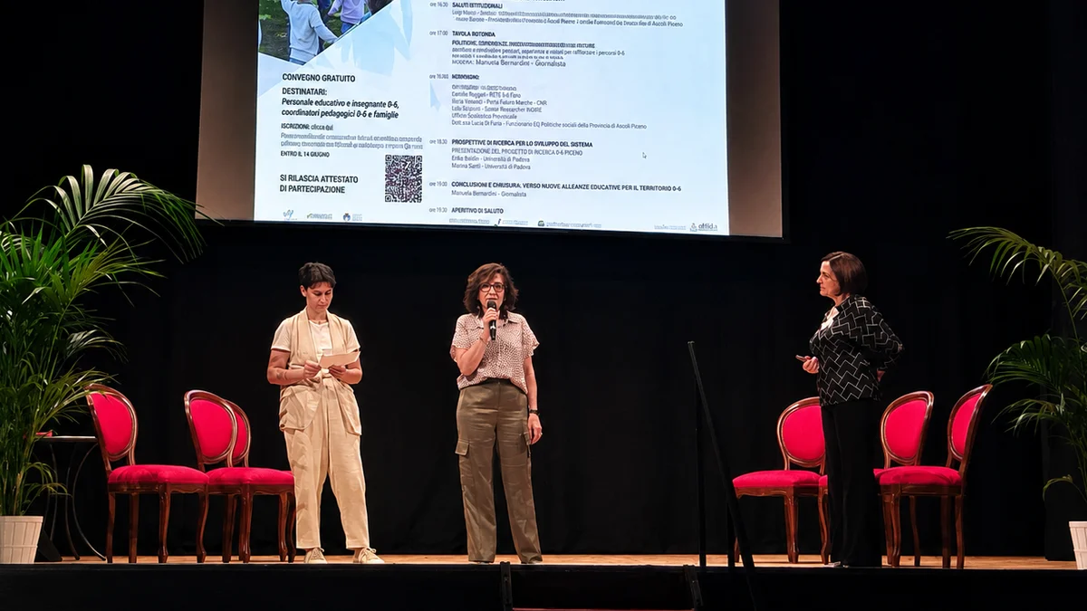 Offida - Convegno "Educare nel sistema integrato 0-6 Piceno": oltre 120 presenze al Teatro Serpente Aureo 
