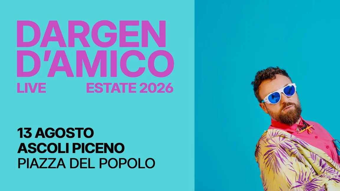 Tutto pronto per l'Ascoli Summer Festival: Clara, Eugenio in Via Di Gioia e Dargen D'Amico in concerto in Piazza del Popolo 