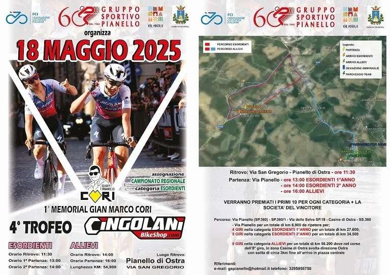 FCI Marche: il 18 maggio in sella con il Trofeo Cingolani Bike Shop, Trofeo Parco Mtb Agugliano e Criterium 508-Terra