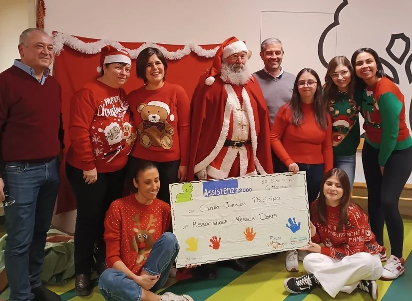 Un Natale di solidarietà al nido “Pollicino”