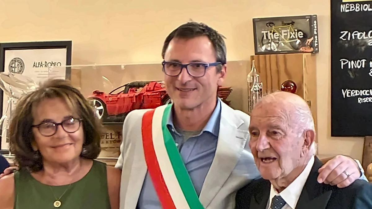 Castel di Lama festeggia i 100 anni di Fernando Manilardi