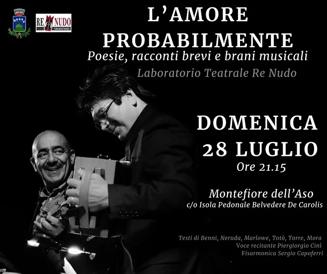 Laboratorio Teatrale Re Nudo presenta "L'amore probabilmente"