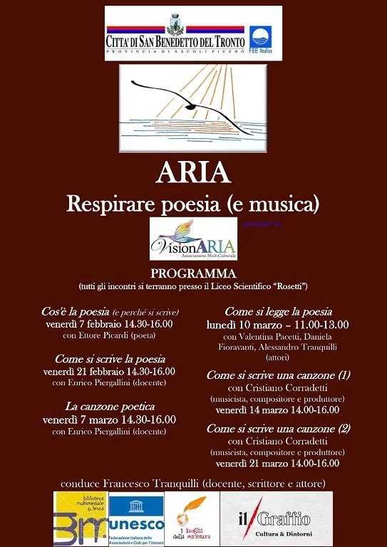 ARIA - Respirare poesia ( e musica) presentato da VisionAria APS nella terza edizione 2025