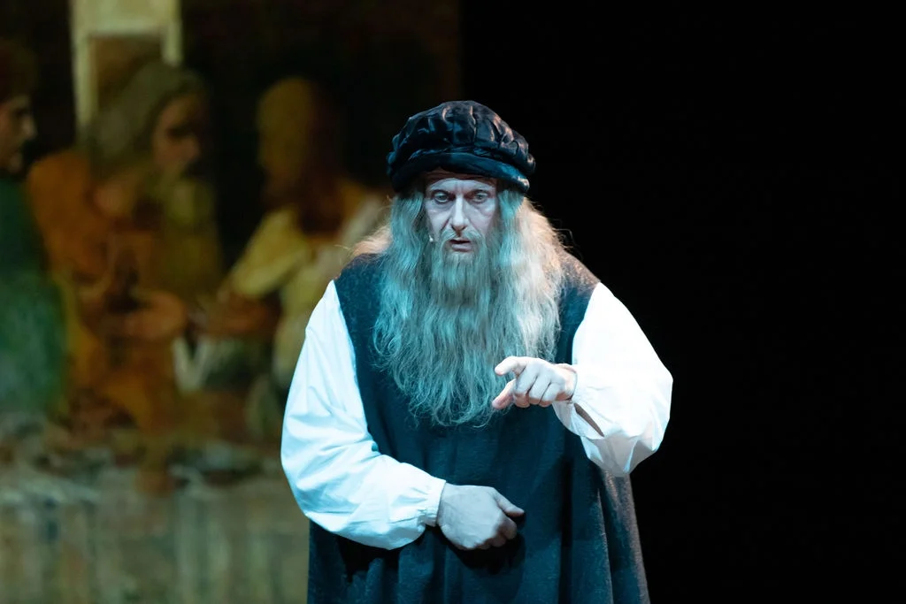 Martedì 28 ottobre 2025 lo spettacolo "Essere Leonardo da Vinci - Un'intervista impossibile"