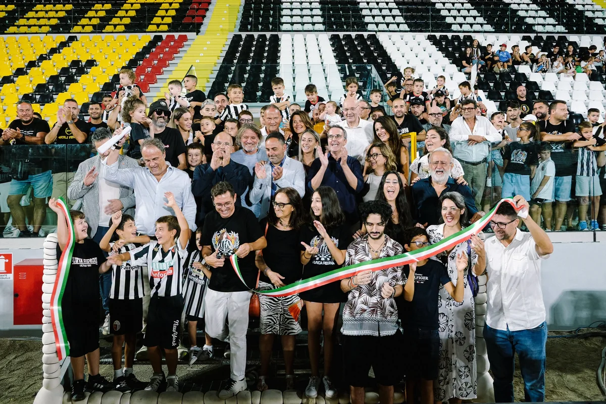 Ascoli Calcio - Stadio Del Duca, grande festa per la riapertura della Curva Sud
