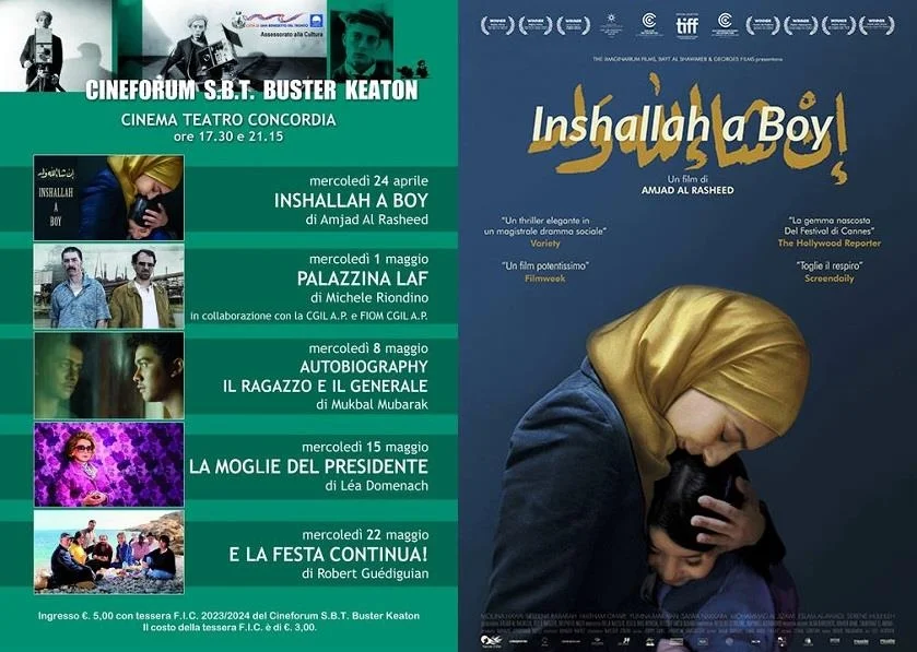 Cineforum Sbt Buster Keaton: stagione 2023/2024 - VI ciclo - mercoledì 24 aprile "INSHALLAH A BOY"