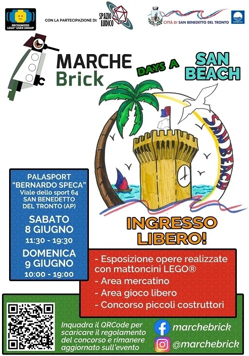 Al palasport "Bernardo Speca" evento Marche Brick