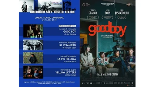  Cineforum Buster Keaton: stagione 2025/2026 - v° ciclo - mercoledì 13 maggio GOOD BOY di Jan Komasa