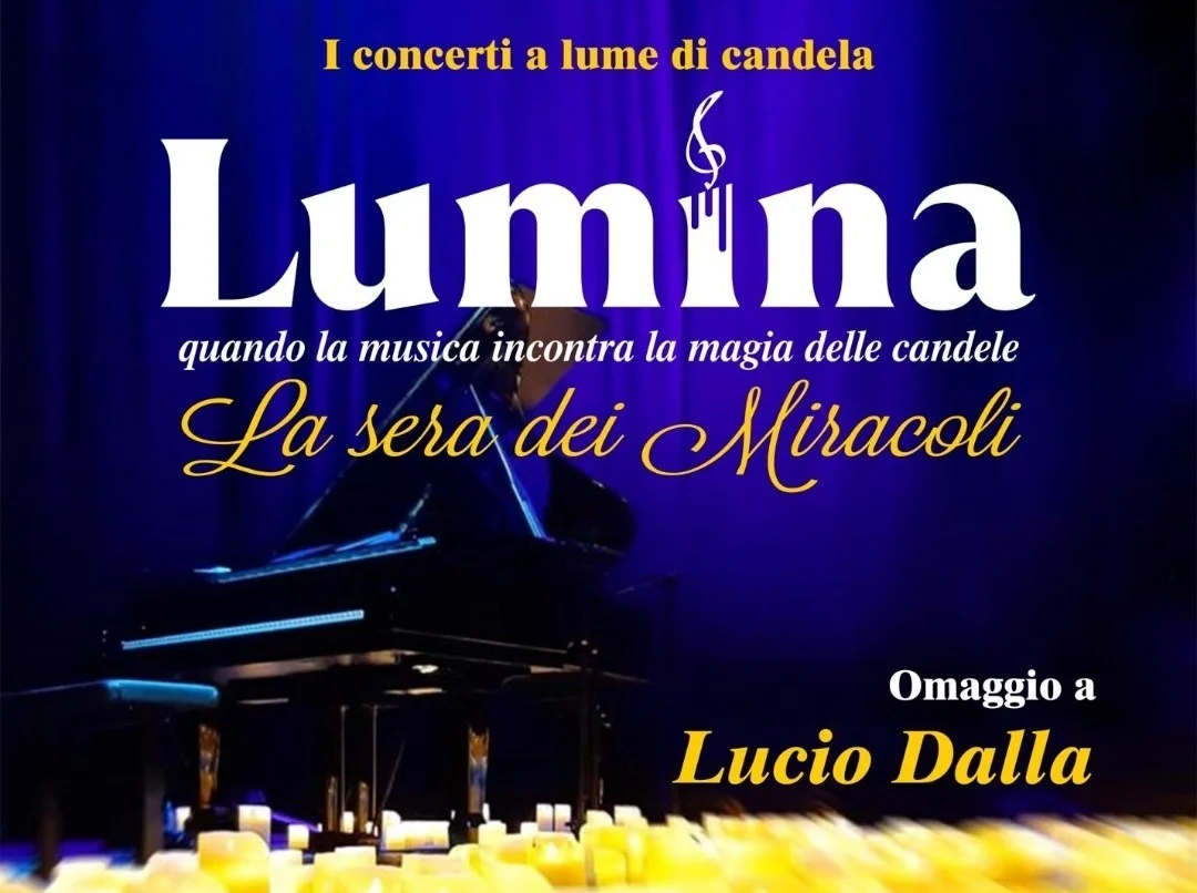 A Montegranaro torna “Lumina, La sera dei Miracoli”, il concerto a lume di candela dedicato a Lucio Dalla