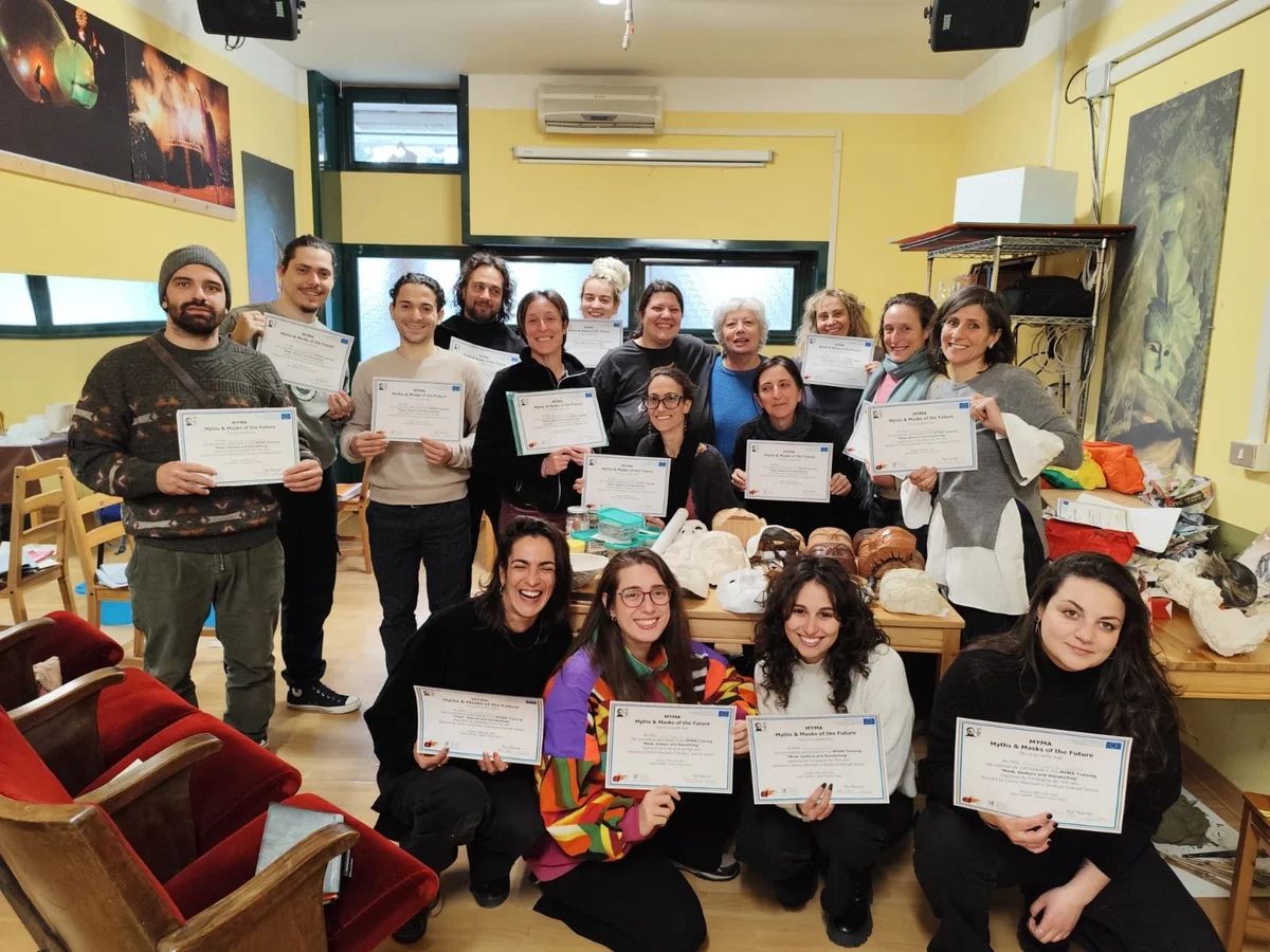 Workshop Maschera, gesto e racconto - al PalaFolli il progetto europeeo Myma