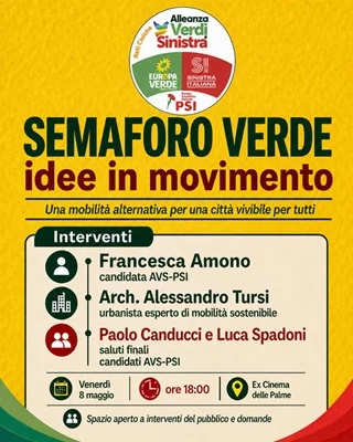 Semaforo verde idee in movimento