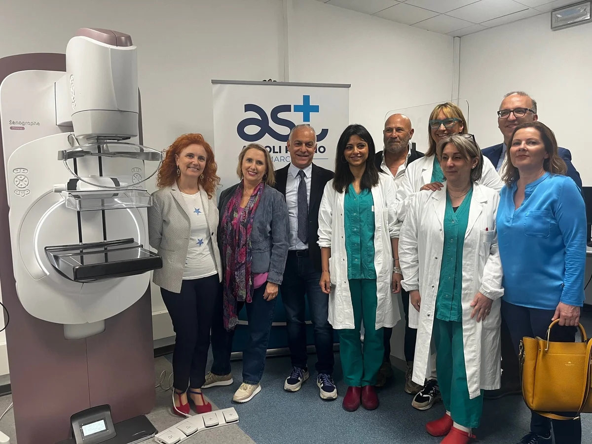 Presentazione nuovo mammografo ospedale 'Mazzoni' di Ascoli