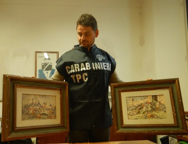 I CARABINIERI TUTELA PATRIMONIO CULTURALE RECUPERANO A PARMA DUE DIPINTI RUBATI NEL 2018 A FORLÌ