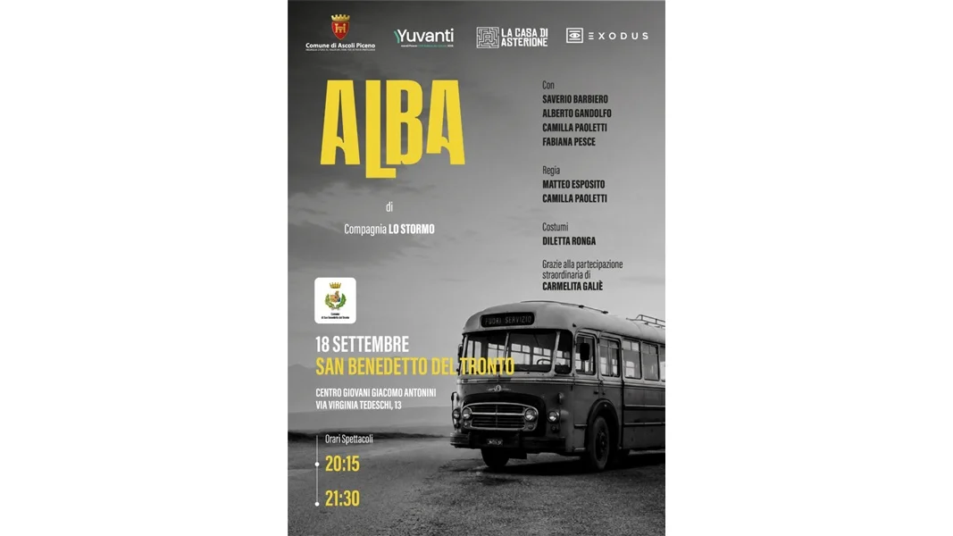 Lo spettacolo “Alba” al Centro Giovani “Antonini”