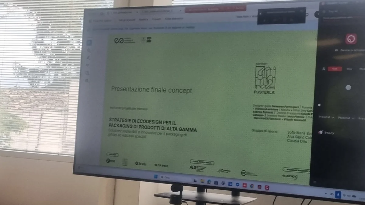 Ad Ascoli il primo workshop progettuale del Master in Ecodesign ed Ecoinnovazione 2026 è dedicato al packaging del lusso