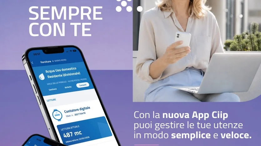CIIP lancia la nuova app ufficiale: la gestione del servizio idrico diventa semplice, sicura e veloce