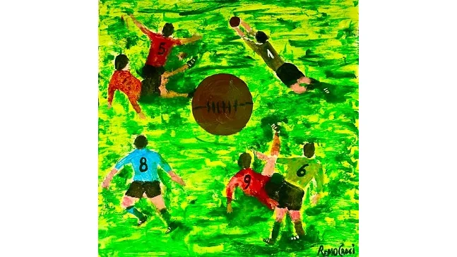 Montefiore dell'Aso, riviata la mostra “Se il calcio fosse arte”