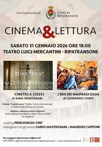 Cinema & Lettura al Teatro Mercantini di Ripatransone
