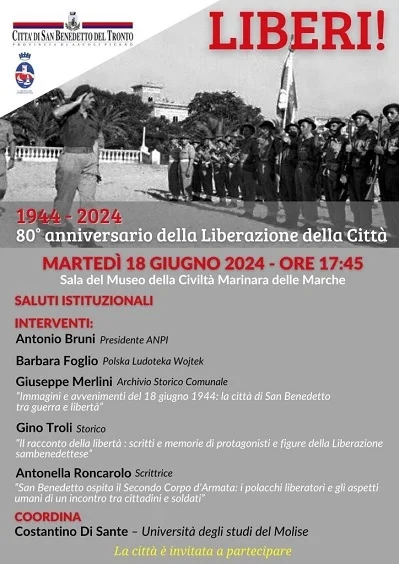 La città celebra gli 80 anni dalla sua Liberazione
