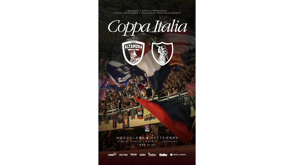2^ TURNO ELIMINATORIO COPPA ITALIA, ALTAMURA-SAMB