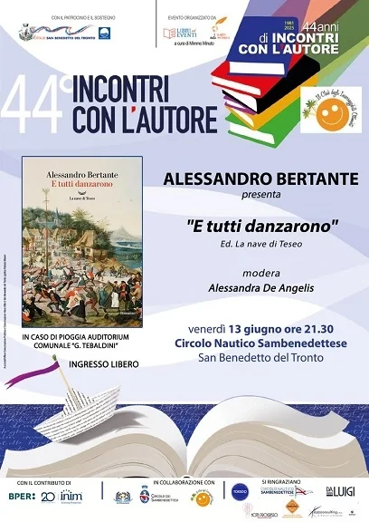 ALESSANDRO BERTANTE APRE LA 44a EDIZIONE DI INCONTRI CON L’AUTORE