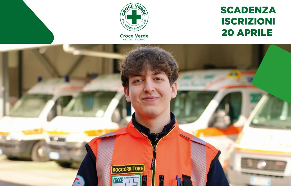 NUOVO CORSO DI FORMAZIONE DELLA CROCE VERDE DI ASCOLI PICENO