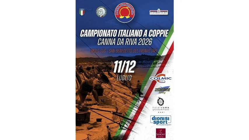 Oggi e domani il Molo Sud di San Benedetto ospita il campionato italiano di pesca sportiva specialità canna da riva a coppie,