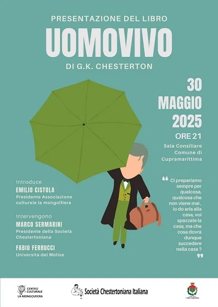 A Cupramarittima presentazione del libro UOMOVIVO di G.K. Chesterton