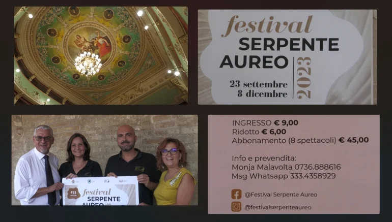 Presentata ad Offida la VII edizione del Festival Serpente Aureo