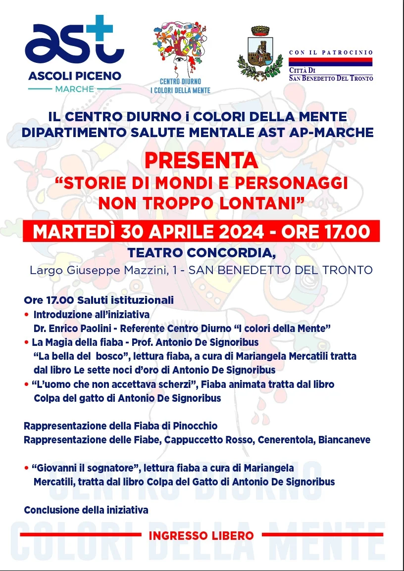 “STORIE DI MONDI E PERSONAGGI NON TROPPO LONTANI” per il giorno 30 aprile, ore 17.00