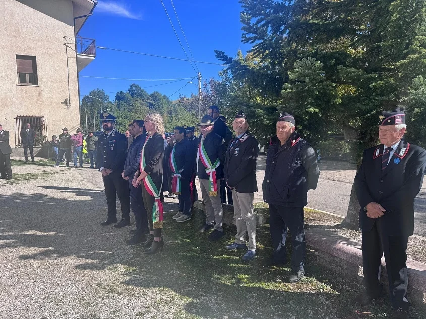 Commemorato l’81° anniversario dell’eccidio di “Sella Ciarelli” ove nel 1943 vennero fucilati tre Carabinieri e un Alpino