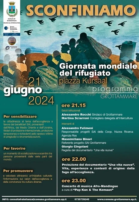 GIORNATA MONDIALE DEL RIFUGIATO:  “A new life”, l’accoglienza locale in un film doc