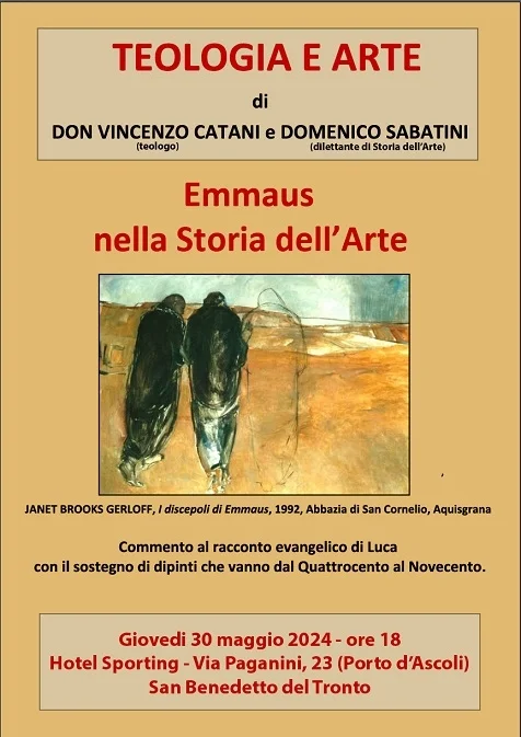 Don Vincenzo Catani e Domenico Sabatini presentano "Emmaus nella Storia dell'Arte"