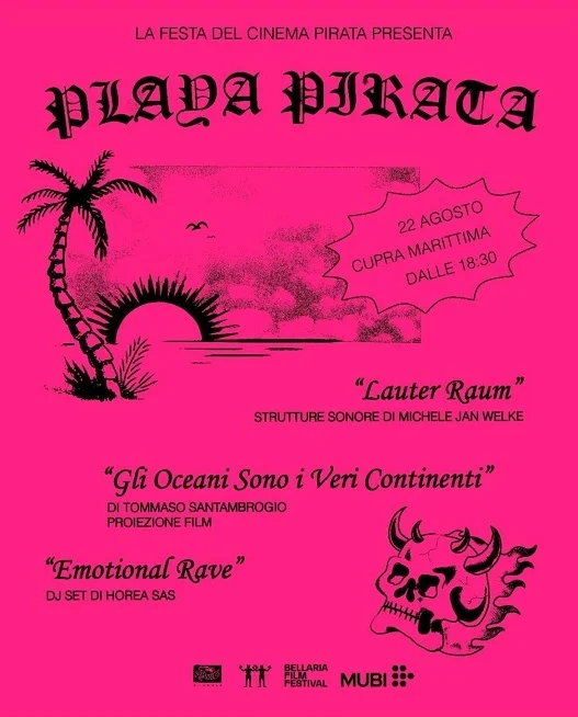 A San Benedetto del Tronto dal 23 al 25 agosto apertura della FESTA DEL CINEMA PIRATA