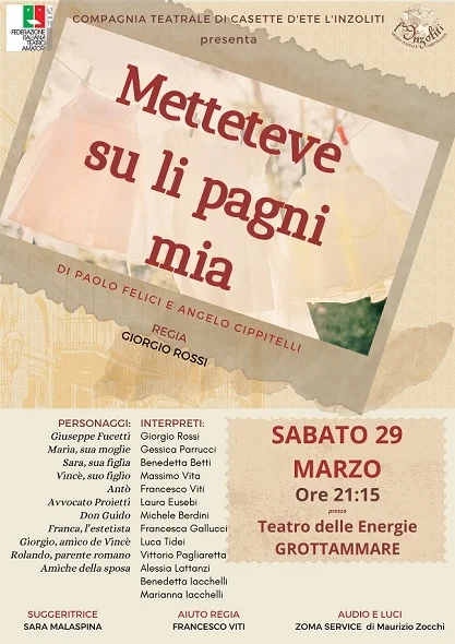 Sesto appuntamento per COMMEDIE NOSTRE by Lido degli Aranci