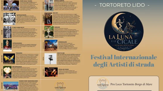 Tortoreto, Festival Internazionale degli Artisti di Strada "La Luna e le Cicale": tutto il programma
