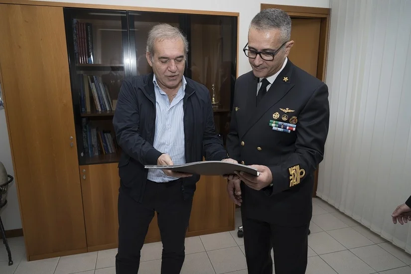 Il Vice Comandante Generale del Corpo delle Capitanerie di Porto Guardia Costiera, Ammiraglio Ispettore (CP) Sergio LIARDO, in visita agli Uffici Marittimi delle Marche