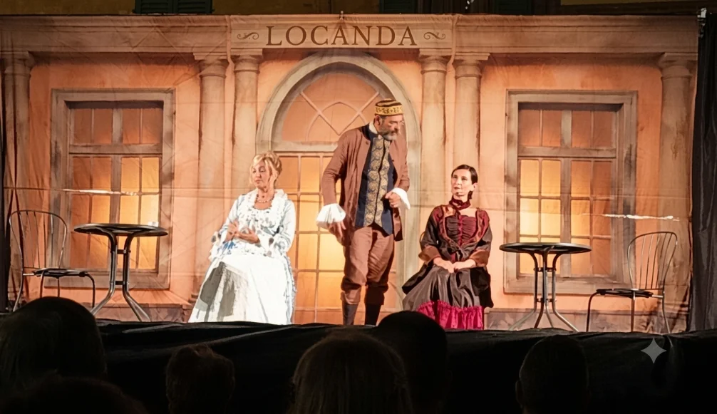 "LA BOTTEGA DEL CAFFÈ" INCANTA LA NOTTE DI COLONNELLA, GRANDE RISPOSTA DI PUBBLICO PER IL CAPOLAVORO DI GOLDONI