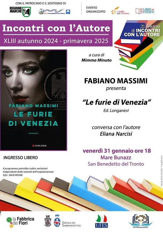 Fabiano Massimi presenta il libro “Le furie di Venezia"