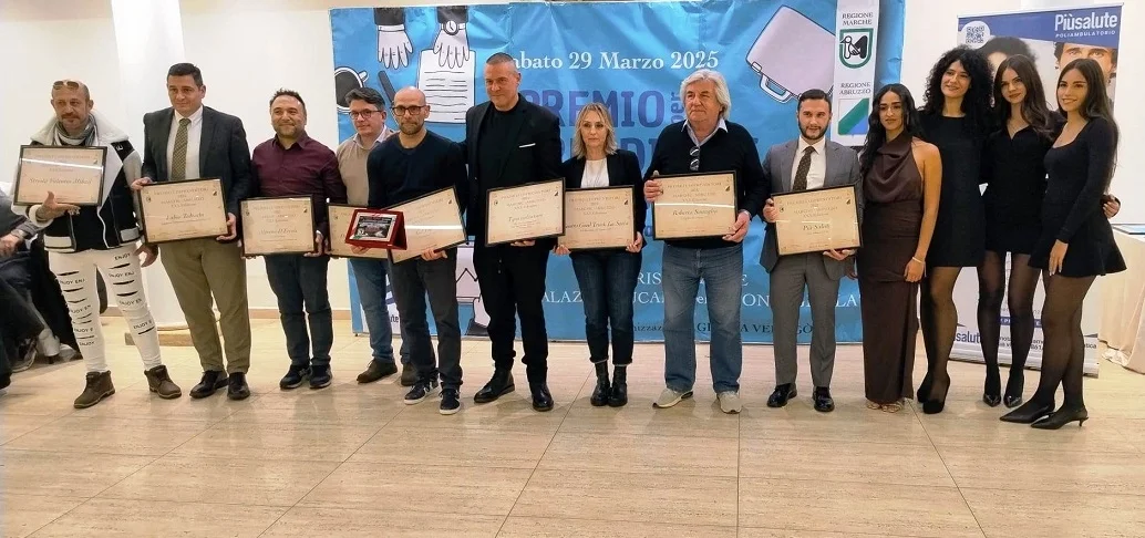 La 30a edizione del Premio Imprenditori 2025 Abruzzo-Marche viene vinta dalla Tgm Calzature e dall’Asd Tiger Val Vibrata di Sant’Egidio