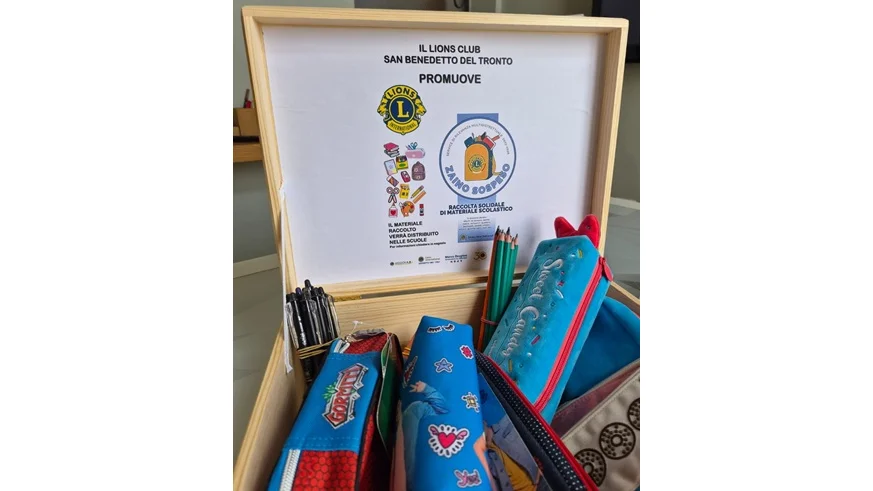 “Zaino Sospeso”, inizia il service Lions